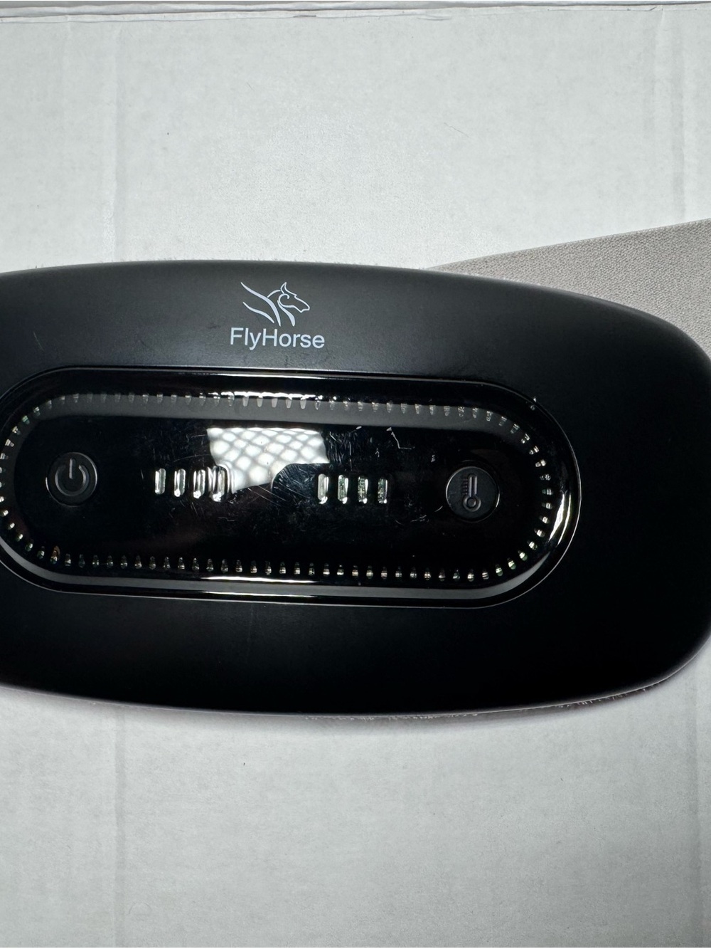 FlyHorse Black Portable Heating Pad & Massager